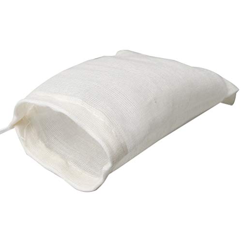 nuoshen 50 Pack Katoen Mousseline Trekkoord Zakken, 10*8cm 100% Katoen Herbruikbare Mesh Zakken Thee Koffie Filter… - Image 3