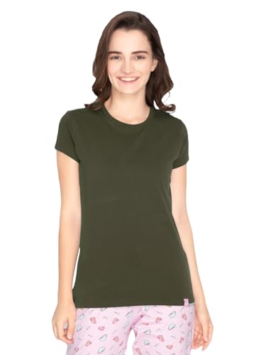 Image of Lyra Women's Cotton Regular Fit T-Shirt