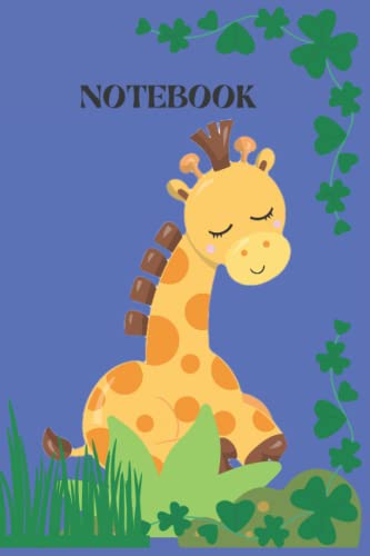 NOTEBOOK: Adorable Cute Giraffe Design Blank Lined Notebook (For Women, Men, Teens, Kids, Writing, Journal, or Gift):120 pages, 6x9 Inches image 2