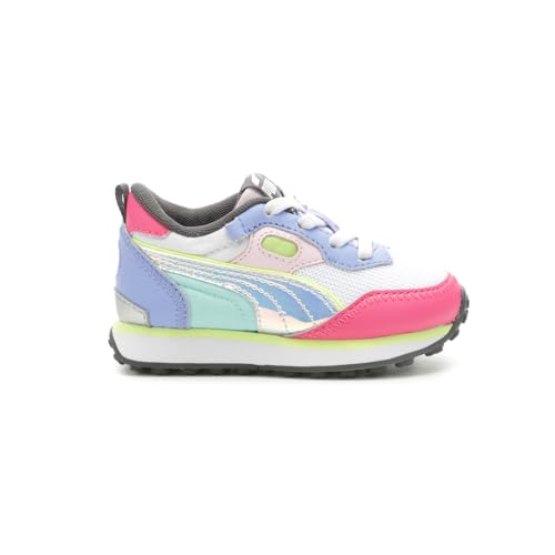 PUMA Kids Girls Rider Fv Future Vintage Lace Up Sneakers Shoes Casual - Beige, Pink