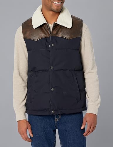Image of Levi's Men's Levi's Men's Out West Mixed Media Puffer Vest