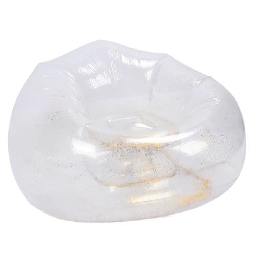 Yosoo Uso Versátil, Seguro e Inodoro, Excelente Apoyo, Estética Pura, Silla de sofá Inflable Juguetón y Cómoda con Lectura y Descanso (Gold)