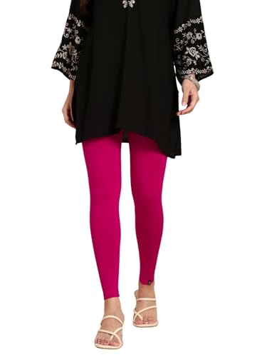 Image of TWIN BIRDS Women Viscose Ankle Leggings | Stretchable Kurti Wear Bottom