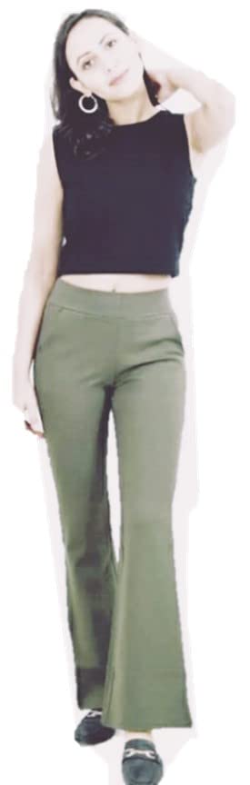Women- Stretchable-High Waist- Boot Cut 