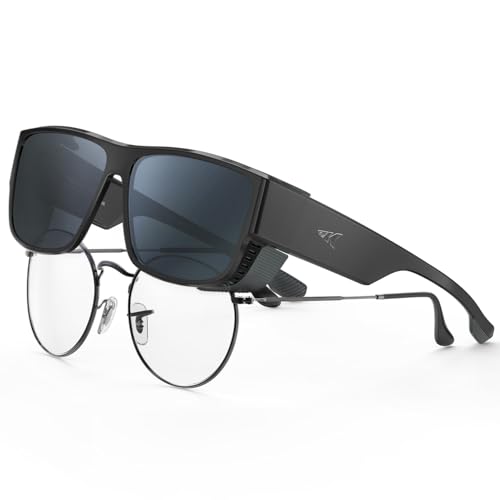 KastKing Comal Fit-Over Polarized Sports Sunglasses, Fishing Sunglasses