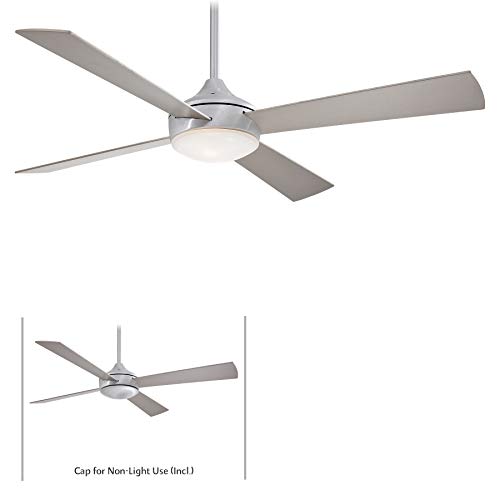 Minka Aire F521L-ABD Aluma 52" Ceiling Fan with LED Lights & Wall Control, Brushed Aluminum by MINKA-AIRE - Image 2