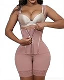 MAGICFAJAOS Underbust Fajas Colombianas Shapewear for Women Postpartum Body Shaper Tummy Control Butt Lifter with Zipper and Hooks