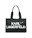 KARL LAGERFELD Paris Women's Tote, Black, One Size