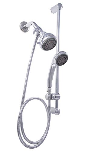 Mariner 2 Chrome Hand Held Shower Combination w/Bar