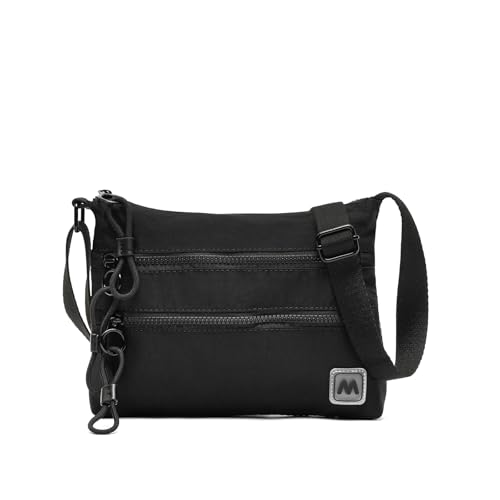 MISAKO Nire bolso bandolera pequeño en nylon Mujer - Nire Negro 17x25x2cm