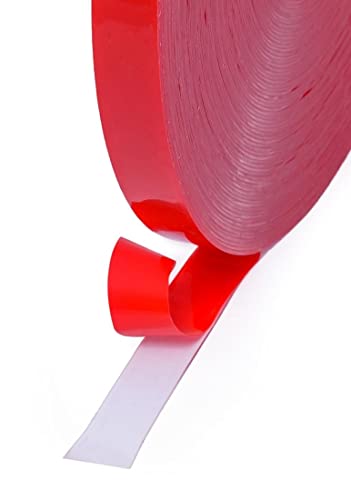 Wooden World - Doppelseitiges Acrylgel-Montageband - Transparentes Band (0.5 x 12 mm)
