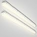 Lospitch 2 Stück LED Feuchtraumleuchte 2X18W Wannenleuchte 120CM Neutralweiß 4000K Leuchtstoff lamp Wasserdicht IP65 Werkstatt Beleuchtung 3060LM T8 LED Röhre für Garage Werkstatt Büro Warenhaus