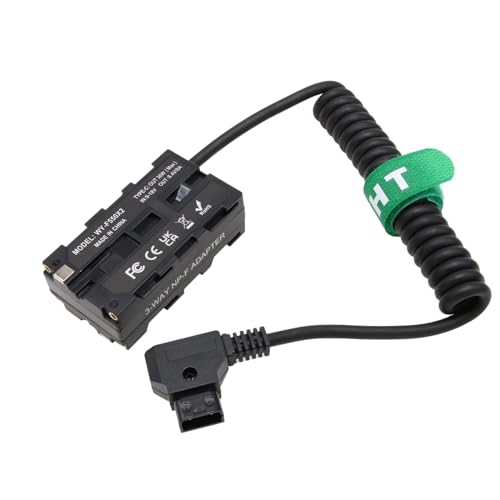 HangTon D-Tap NP-F970 570 550 Adaptador de alimentación USB-C para Monitor Transmisor Receptor Inalámbrico, Atomos Ninja V Shogun, SmallHD FeelWorld Hollyland Light