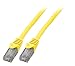Produktbild EFB-Elektronik RJ45 Patchkabel U/UTP, Cat.6, LSZH, CCA, gelb, 1,5m lang