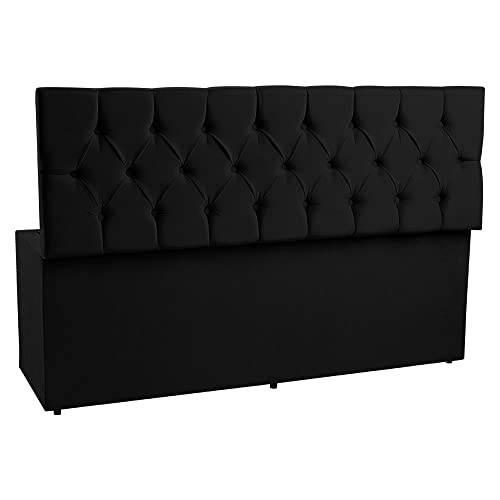 Calçadeira Recamier Baú Queen 1,60m Madrid Suede - Pallazio