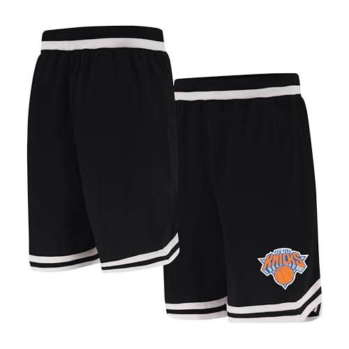 Ultra Game NBA Official Mens Supreme Basketball Training Shorts - Unisex New York Knicks Black Small
