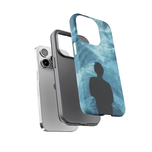 Coque iPhone 14 Pro vagues bleu pour vos sorties urbaines - 3