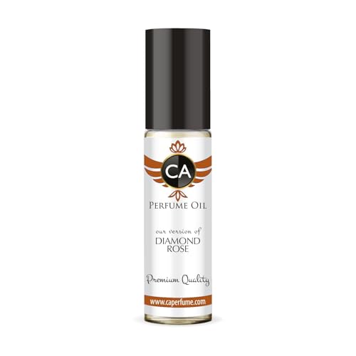 CA Perfume Impression of Diamond Rose for Women Fragrance Oil Chypre Floral Scent Long Lasting Perfumes for Women Travel Size TSA Ready Mini Parfum Body Oil Roll-on 0.33 Fl Oz 10ml