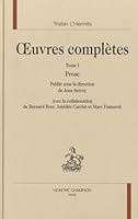 Oeuvres complètes, tome 1 2745301543 Book Cover