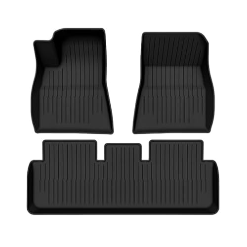 AYEXNSR �ԗp�t���A�}�b�g �g�����N�}�b�g �e�X�� ���f��3 2018-2022 �S�V��^ ����~�� TPE �����ԓ����A�N�Z�T���[(3PCS foot pad)