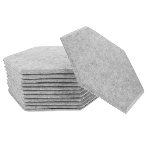 Levemolo 12pcs paneles acústicos para pared, absorción de sonido, paneles de espuma 3D para reducción de ruido, para estudio en casa y KTV miniatura 7