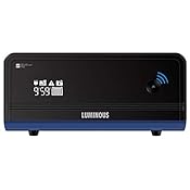 Luminous 1500VA Zelio WiFi 1700 Sine Wave Inverter for Home, Office and Shops (Black & Blue)