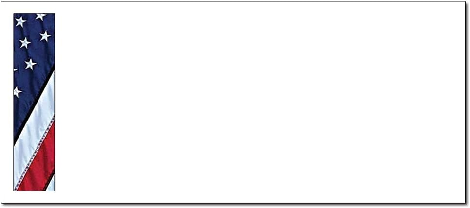 Flag Border Envelope (50 Envelopes)