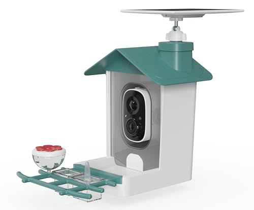 COOAU 3MP Smart Bird Feeder with Camera Wireless Outdoor, 2K HD Solar Powered Bird Feeder Camera with AI Bird Species Identification, Auto Recording & Instant Notifications for Bird Lovers COOAU 3MP Smart Bird Feeder with Camera Wireless Outdoor, 2K HD Solar Powered Bird Feeder Camera with AI Bird Species Identification, Auto Recording & Instant Notifications for Bird Lovers