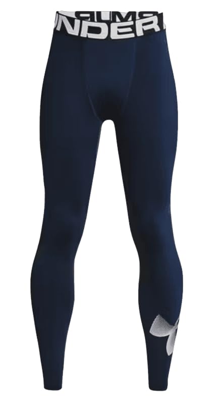 Under Armour Boys UA ColdGear Armour Leggings, Academy, Small