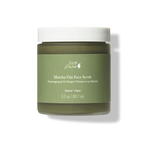 100% Pure 抹茶オーツ フェイススクラブ 3 fl oz. Matcha Oat Face Scrub 88.7ml