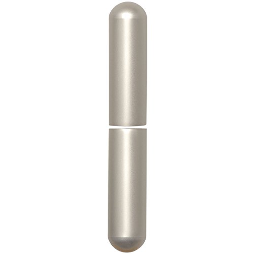 Gedotec Tapa de repuesto para bisagras de puerta, accesorio para SFS INTEC | aluminio niquelado mate | Tapa para 3-DIM banda Ø 20 | Altura de la banda 112 mm | 1 pieza