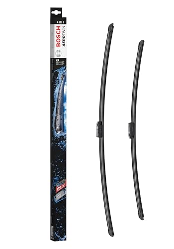 Bosch Balais d'Essuie–Glace Plats Aerotwin A501S, Longueur: 800mm/680mm – 1 Paire de Balais avant