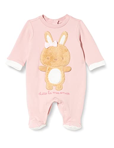 Tutina in con piedino Bimba 0-24 408 12 mesi cotone rosa