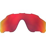 オークリー(OAKLEY) 互換品 スポーツサングラス 交換レンズ ジョウブレイカー レッド ミラー 紫外線カット