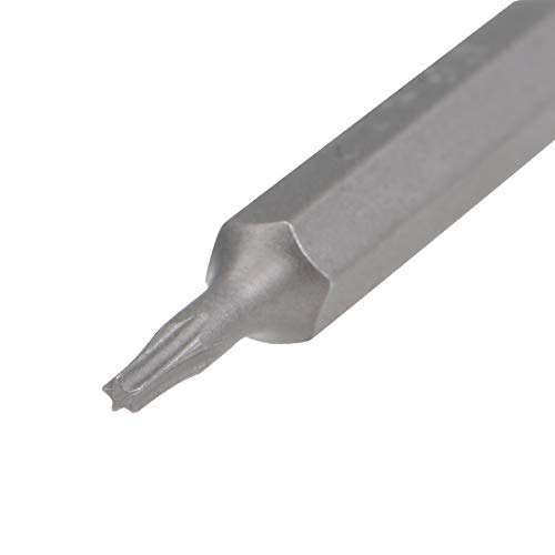 uxcell Screwdriver Bits 3pcs 5/32 Inch Hex Shank Star-Shape P5/1.2mm Screwdriver Bit Set 28mm Length P2 Screw Driver Kit Tools