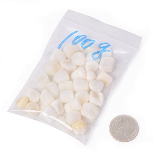 Image of 100 grams Small Tumbled Chips Polished Crushed Stone Crystal Healing Embellishments
