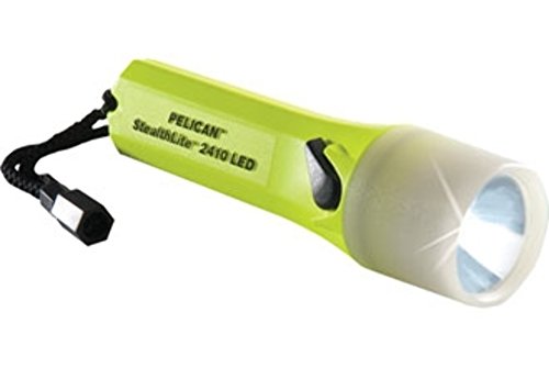 Pelican 2410 Flashlight with Photoluminescent Shroud (Yellow)
