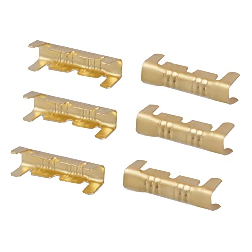 Wiring Terminals Crimp Wire Connectors for Quick Secure Wiring Connection of 0.5-1.5mm Wires Spade