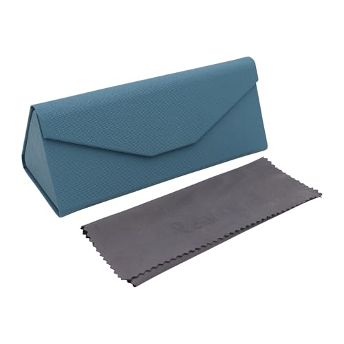 Image of Real Sic Glasses Case for Men and Women - Magnetic Folding Hard Shell Sunglass Holder - Inspired by Solid Color