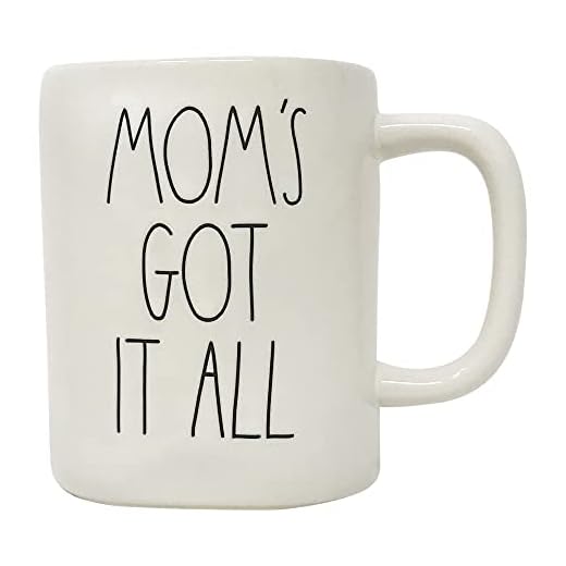 Rae Dunn Coffee/Tea Mugs for Mom (Mom's Got it All)