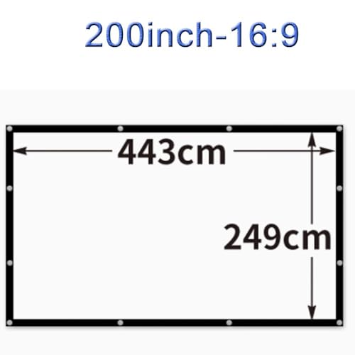 Pantalla de Proyección Portátil HD Plegable 200" 16:9 miniatura 2