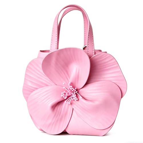 Image of Mini Flower Evening Purse Floral Clutch Purses for Women PU Leather Evening Handbag with Chain Wedding Party Prom