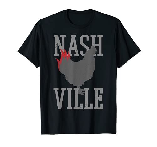 Nashville Tennessee Hot Chicken Music City Souvenir regalo Maglietta