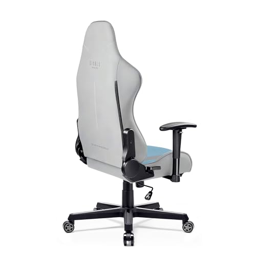 Sedia da Gaming X-Starter | Sedia Gaming Ergonomica in Tessuto, Braccioli Regolabili, Meccanismo di Inclinazione | Sedia per PC, Gaming Chair, Poltrona da Ufficio | Azzurro - Sedia gaming - Immagine 9