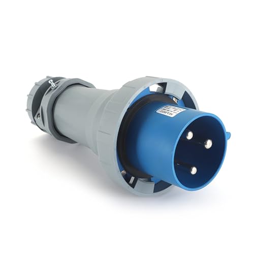 Enchufe industrial móvil 3P 125A IP67 de 220V para centros de datos 3