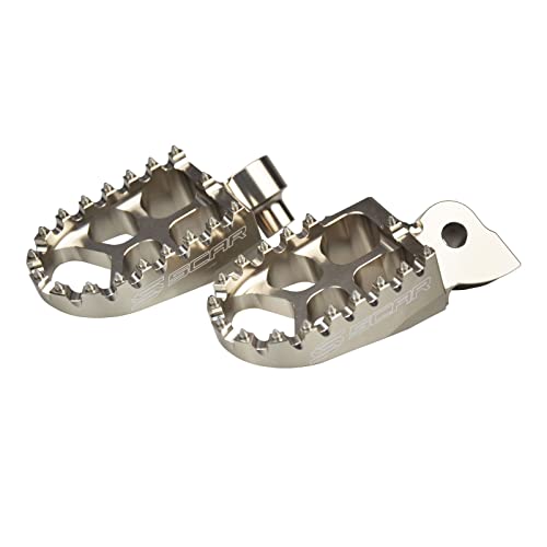Repose pied SCAR gris pour moto Fantic XX XE XXF XEF 125 250 450