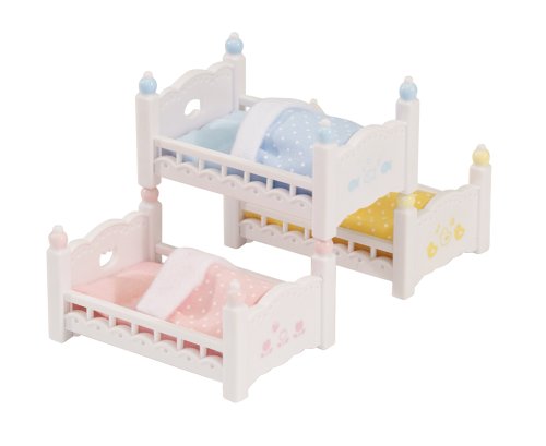 Calico Critters CC2624 Triple Baby Bunk Beds - Dollhouse Furniture Set thumb #9
