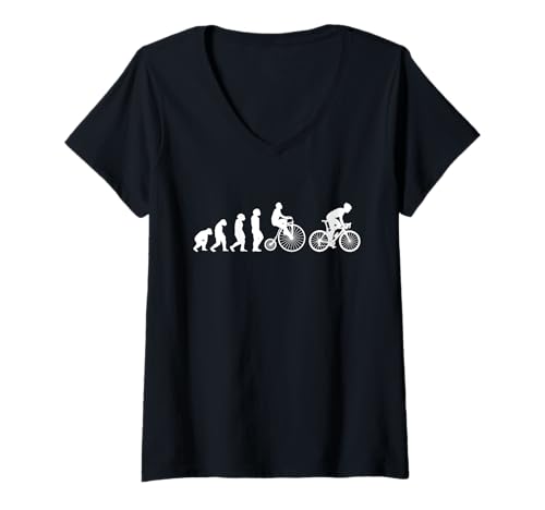 Mujer Bicicletas de ciclismo de carretera MTB bicicleta de montaña Gravelbike Camiseta Cuello V
