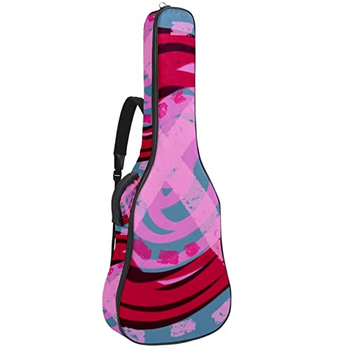 Housse de protection pour guitare acoustique Rose Épaisseur 1 cm, Multicolore 05, 42.9×16.9×4.7 in, Organiseur de sac - Les Beatles, Paul McCartney, John Lennon, RIngo Starr, George Harrison Housse de protection pour guitare acoustique Rose Épaisseur 1 cm, Multicolore 05, 42.9x16.9x4.7 in, Organiseur de sac