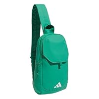 adidas Essentials Sling Small Crossbody Bag for Women and Men (5L), Semi Court Green/3.0, One Size
